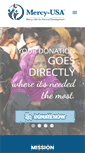 Mobile Screenshot of mercyusa.org